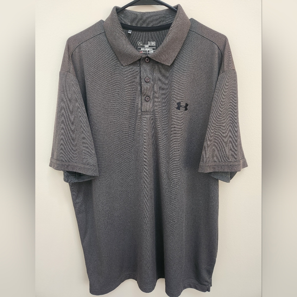 Underarmour dark gray polo